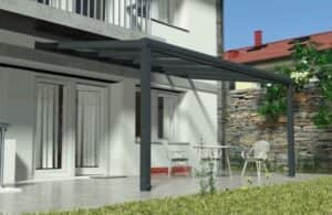 Terrassenuberdachung 5x5 Alu